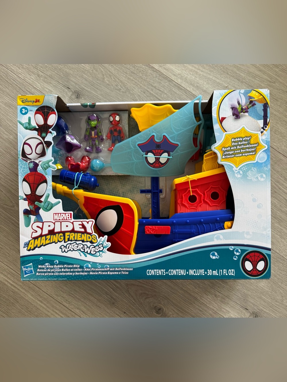 Marvel Spidey and His Amazing Friends Water Webs Pirate Ship - New in Box